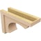 Ekena Millwork 6"W x 18"D x 12"H Classic Emerson Rough Cedar Woodgrain TimberThane Corbel, Primed Tan CORUR06X18X12EMRRCPR - alternate 5